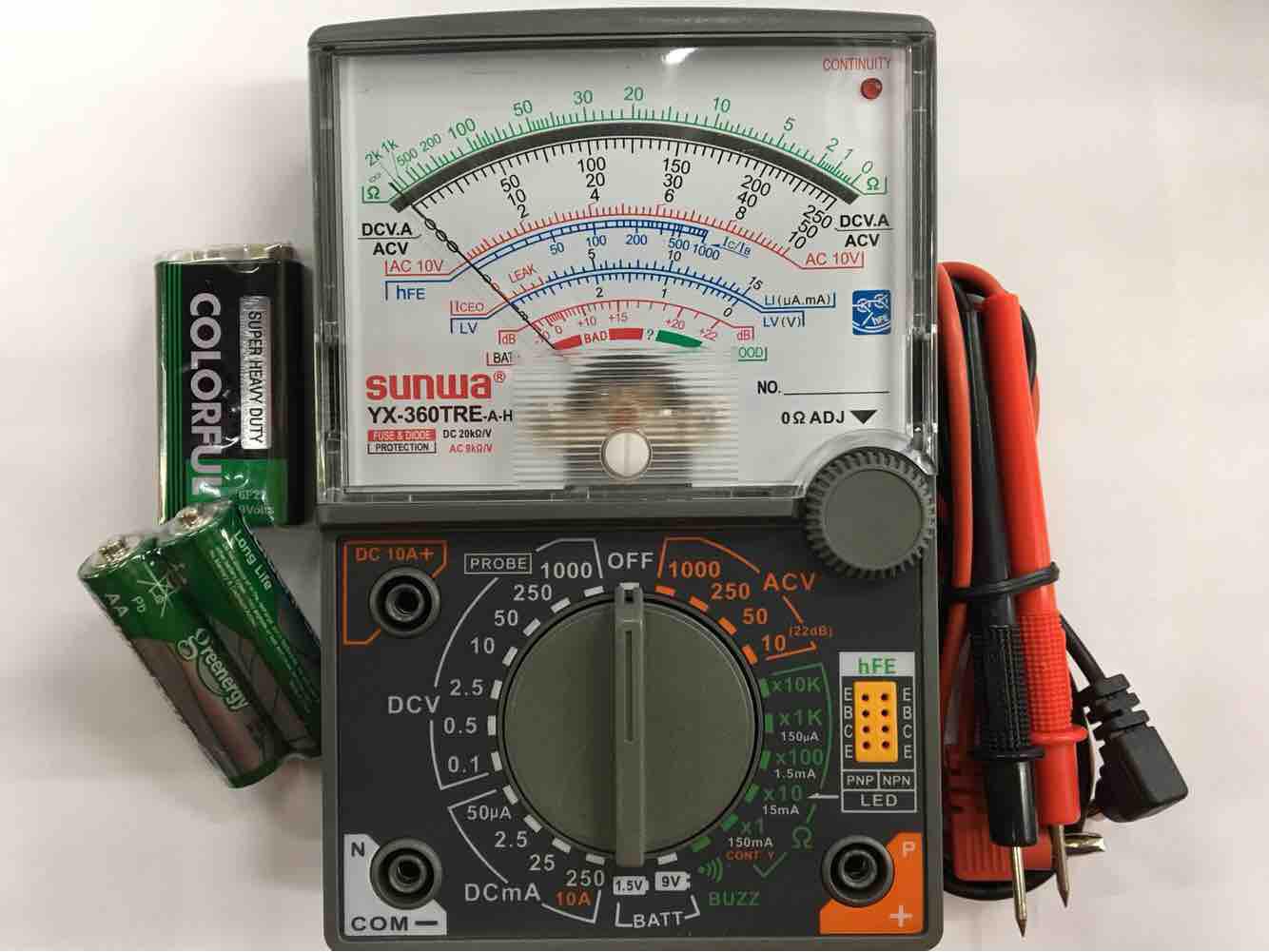 Sunwa YX-360TRE-A-H Analogue Multimeter